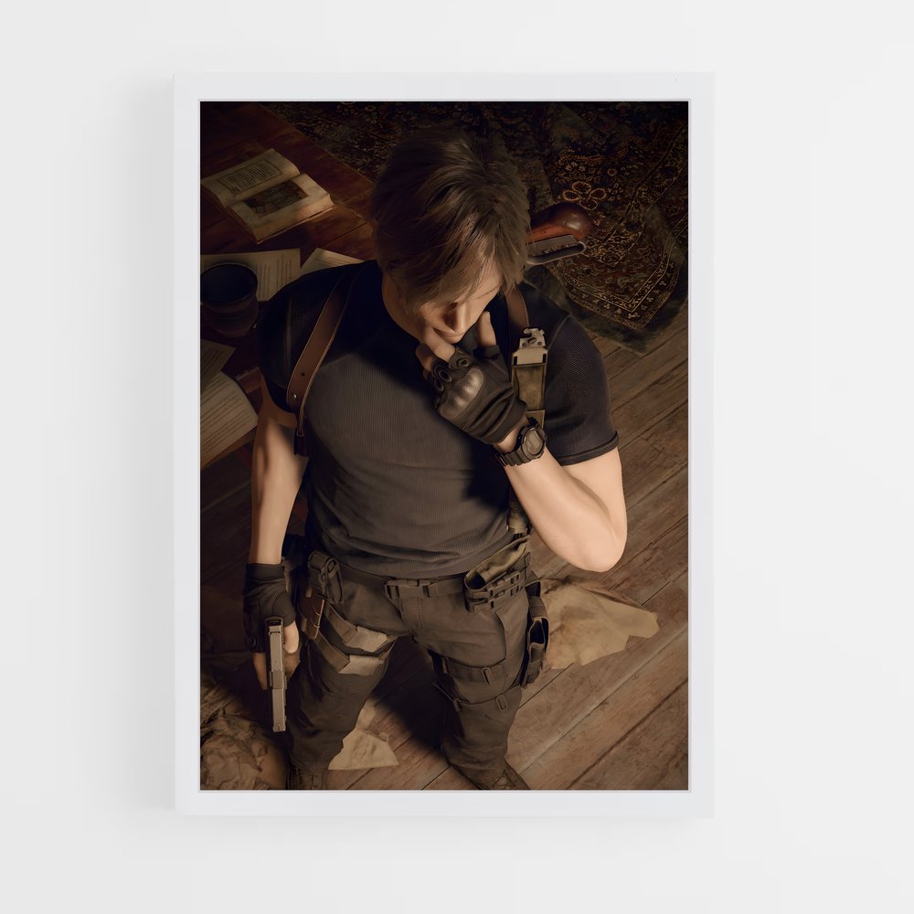 Poster Leon's Stand – affiche Resident Evil (vue 3)
